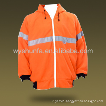 Hi Vis Safety Fleece Hoodies Jacket